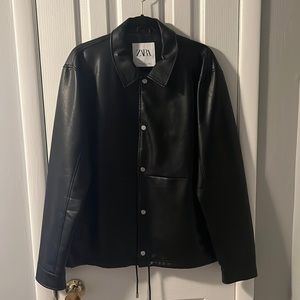 Zara Faux Leather Jacket